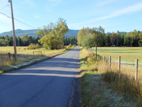 Pedaling south out of Ferndale.